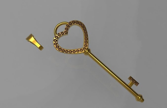 pendant gold 3D print model