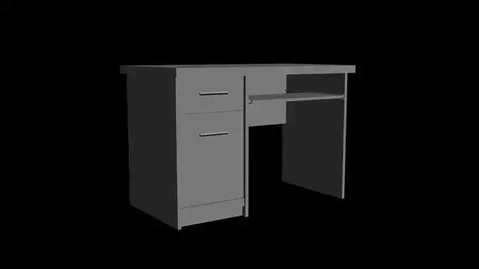 Desk Model with drawers