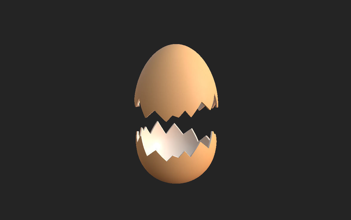 Egg Shell 3D model_8