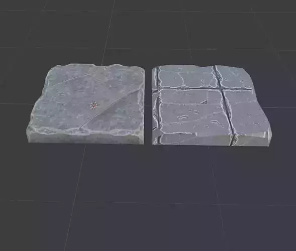 Stone floor - Collection of two 