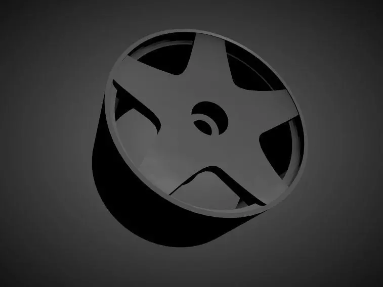 Vossen VPS-318 rims with Brakes and tires for Hot Wheels 3D print model_0