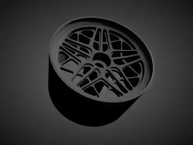 Vossen ML-R3 rims with Brakes and tires for Hot Wheels 3D print model