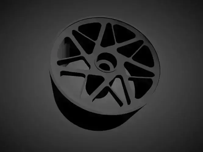 Vossen LC-109T rims with Brakes and tires for Hot Wheels 3D print model
