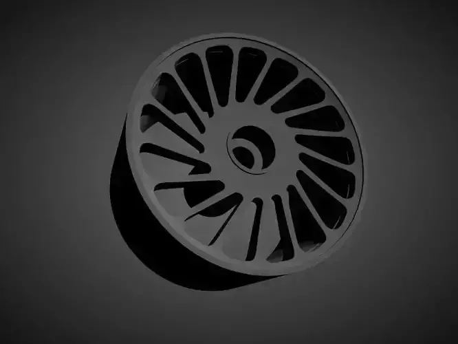 Vossen LC-106T rims with Brakes and tires for Hot Wheels 3D print model