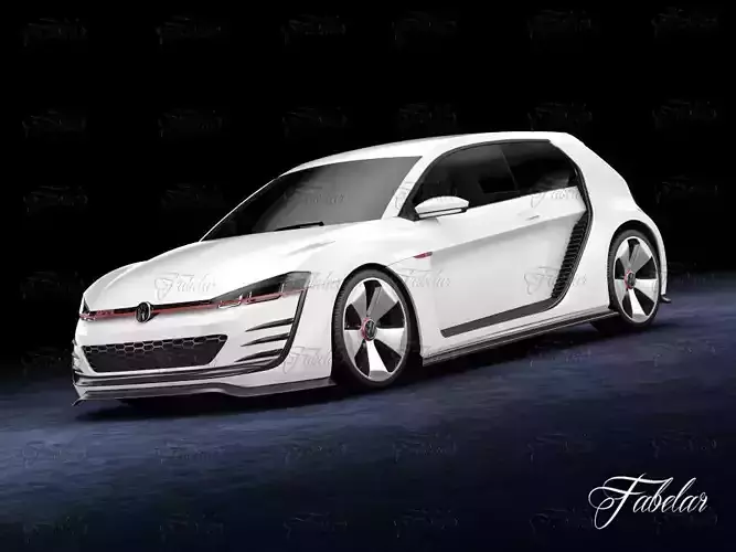 Volkswagen Design Vision GTI 3D model