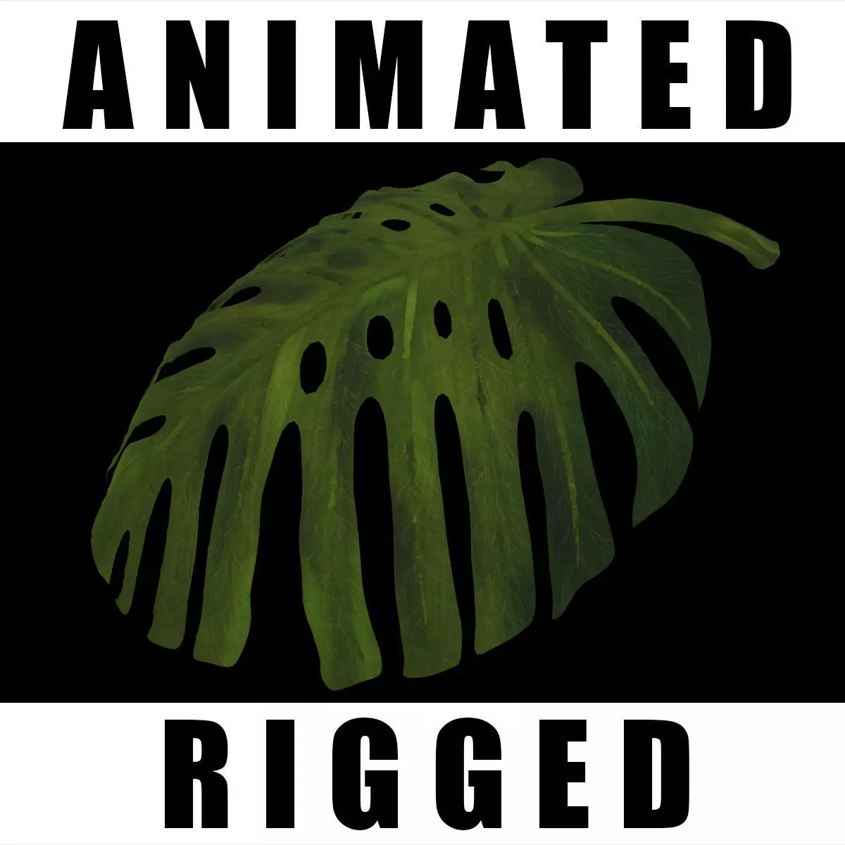Monster Leaf 3D model