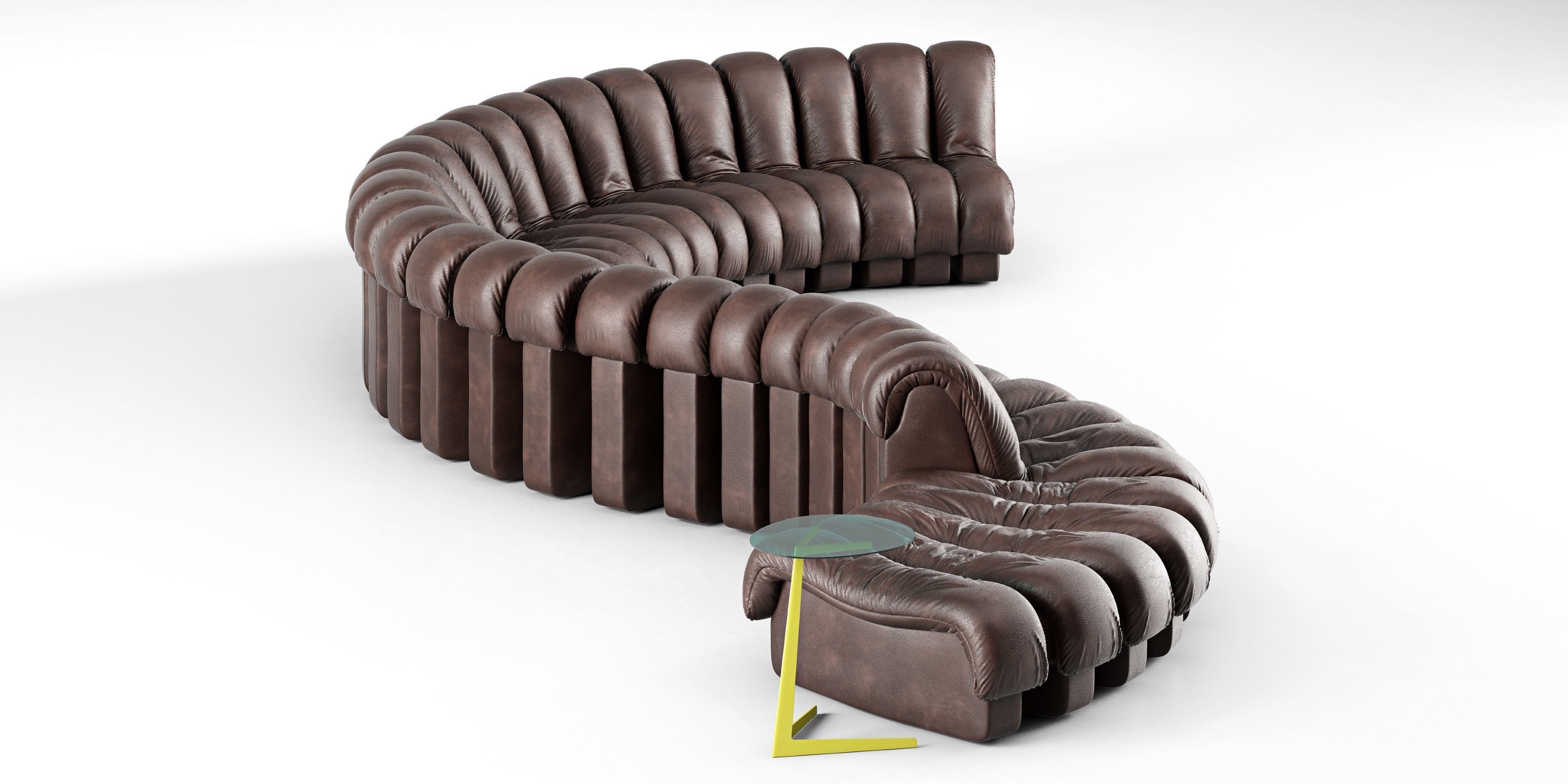 De Sede DS 600 Sofa 3D model_2