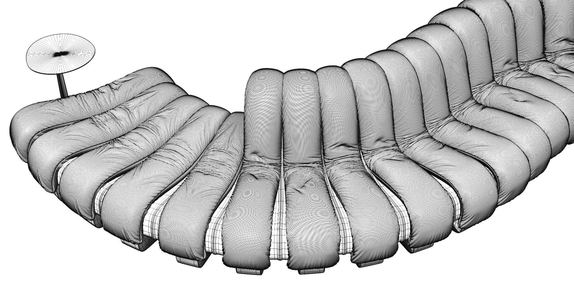 De Sede DS 600 Sofa 3D model_11