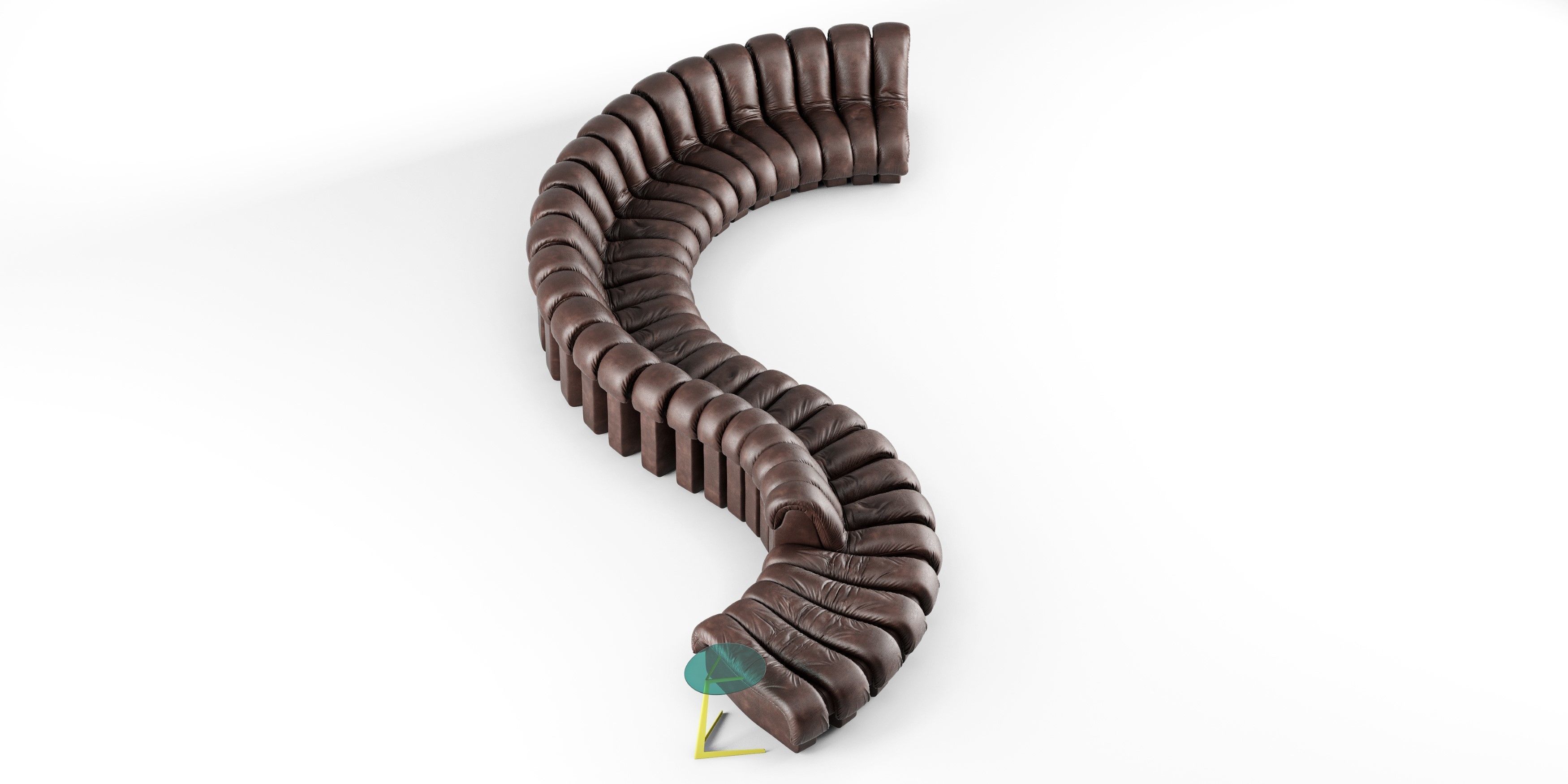 De Sede DS 600 Sofa 3D model_7