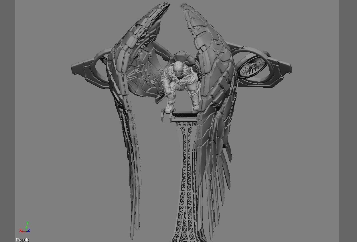 VULTURE SPIDERMAN HOMECOMING STATUE FOR 3D PRINT  3D print model_5