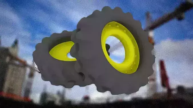 Truck Tyre - Maya Free low-poly 3D model