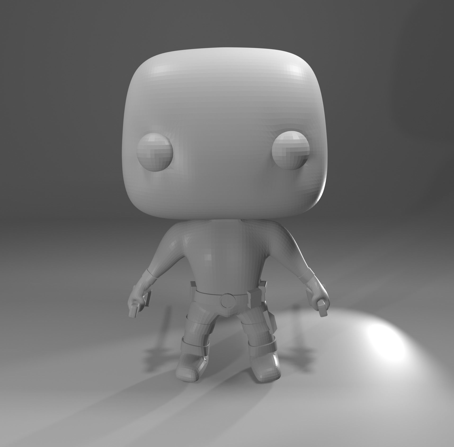 POP Marvel Deadpool Bobble Head 3D print model_5