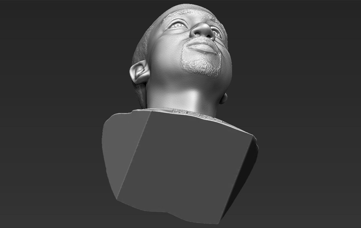 Dwyane Wade bust 3D printing ready stl obj formats 3D print model_29