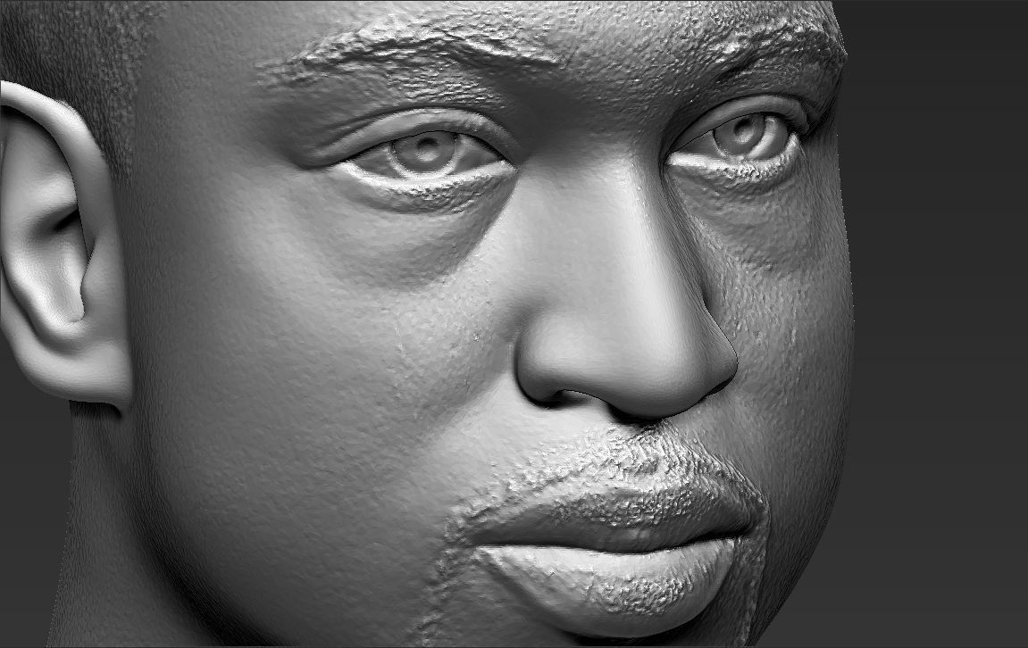 Dwyane Wade bust 3D printing ready stl obj formats 3D print model_23