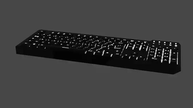 Black Keyboard with rgb