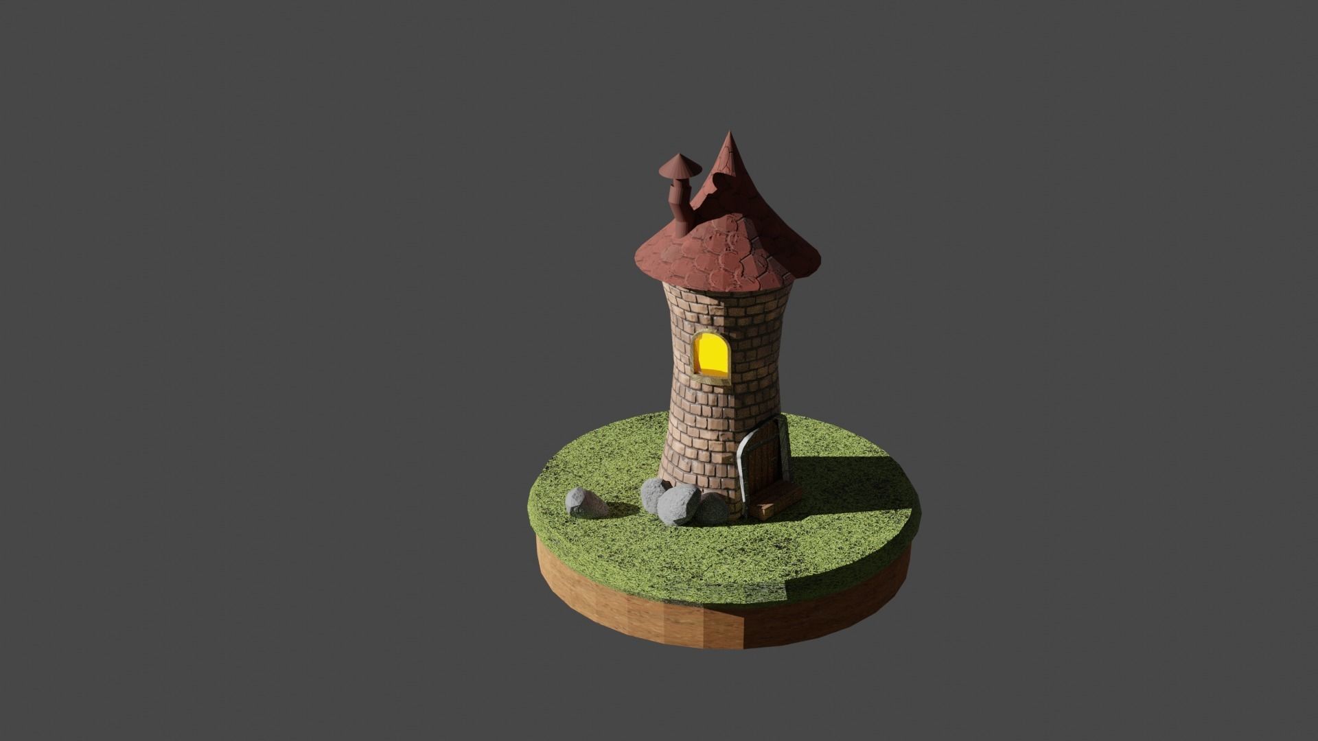 Magic tower 3D model_2