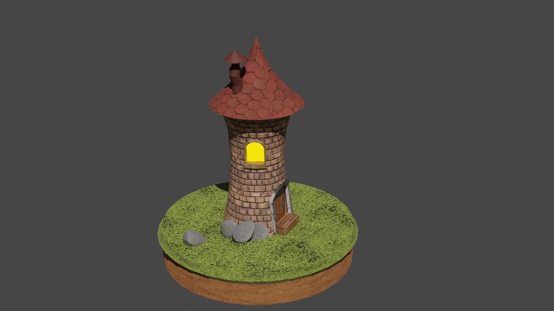 Magic tower 3D model_5