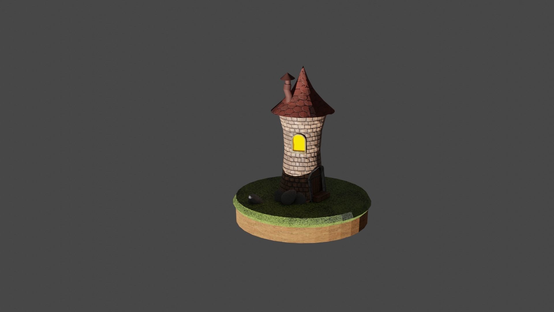 Magic tower 3D model_3