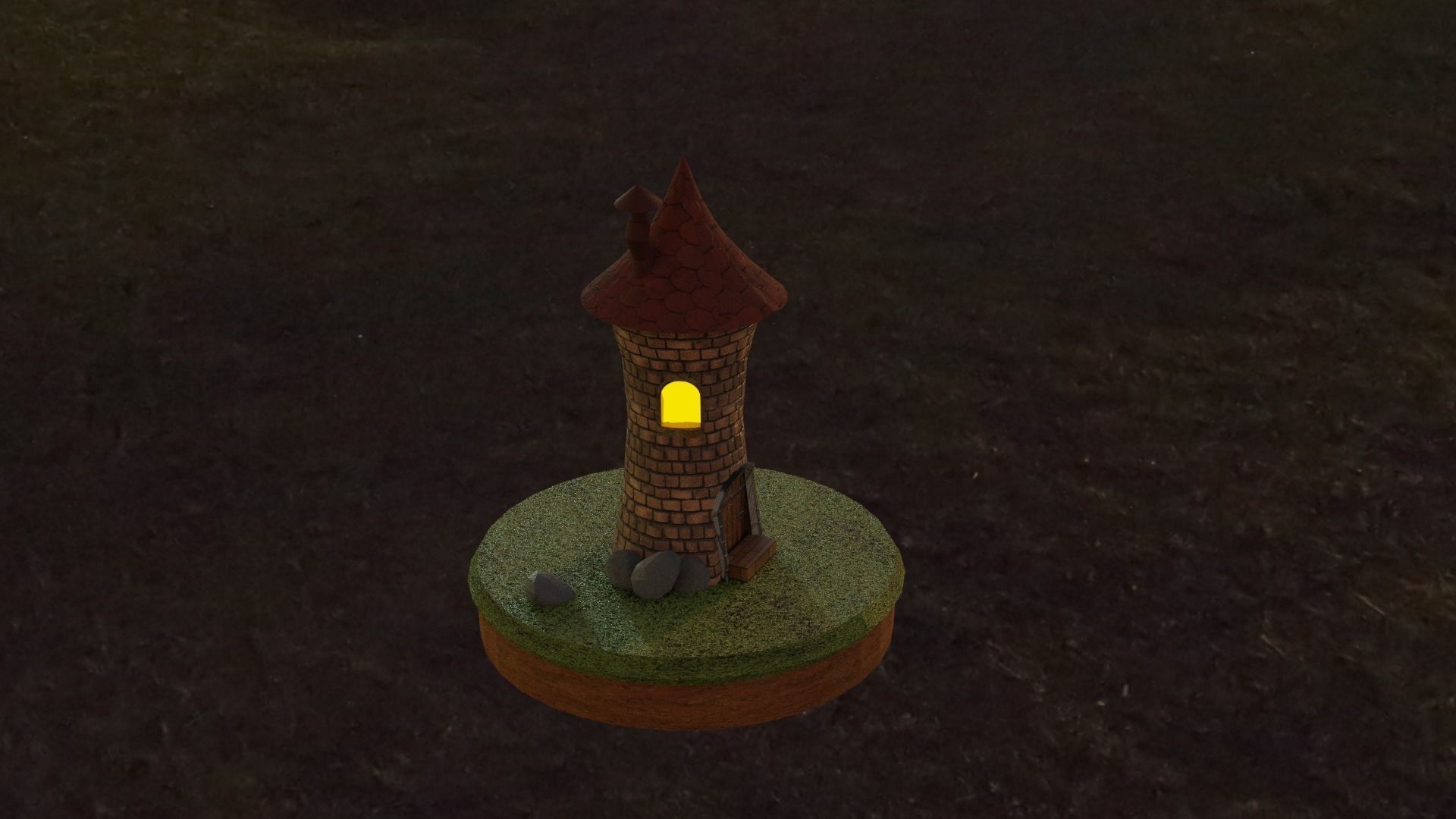 Magic tower 3D model_6