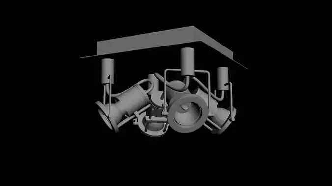 Halogen light fixture