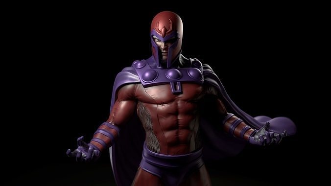 Magneto Fan Art Statue for Print 3D print model