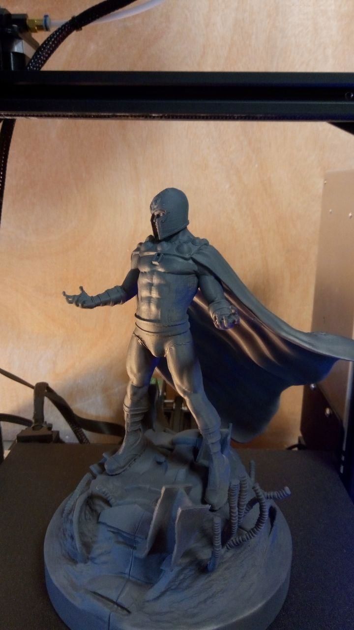 Magneto Fan Art Statue for Print 3D print model_10