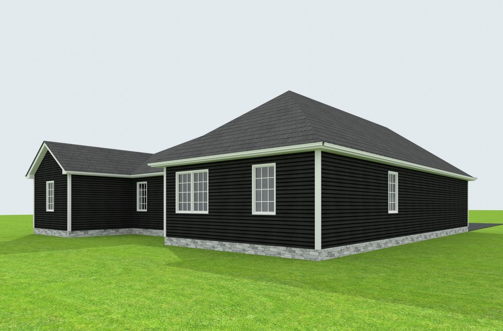Cape Cod House 34 3D model_4