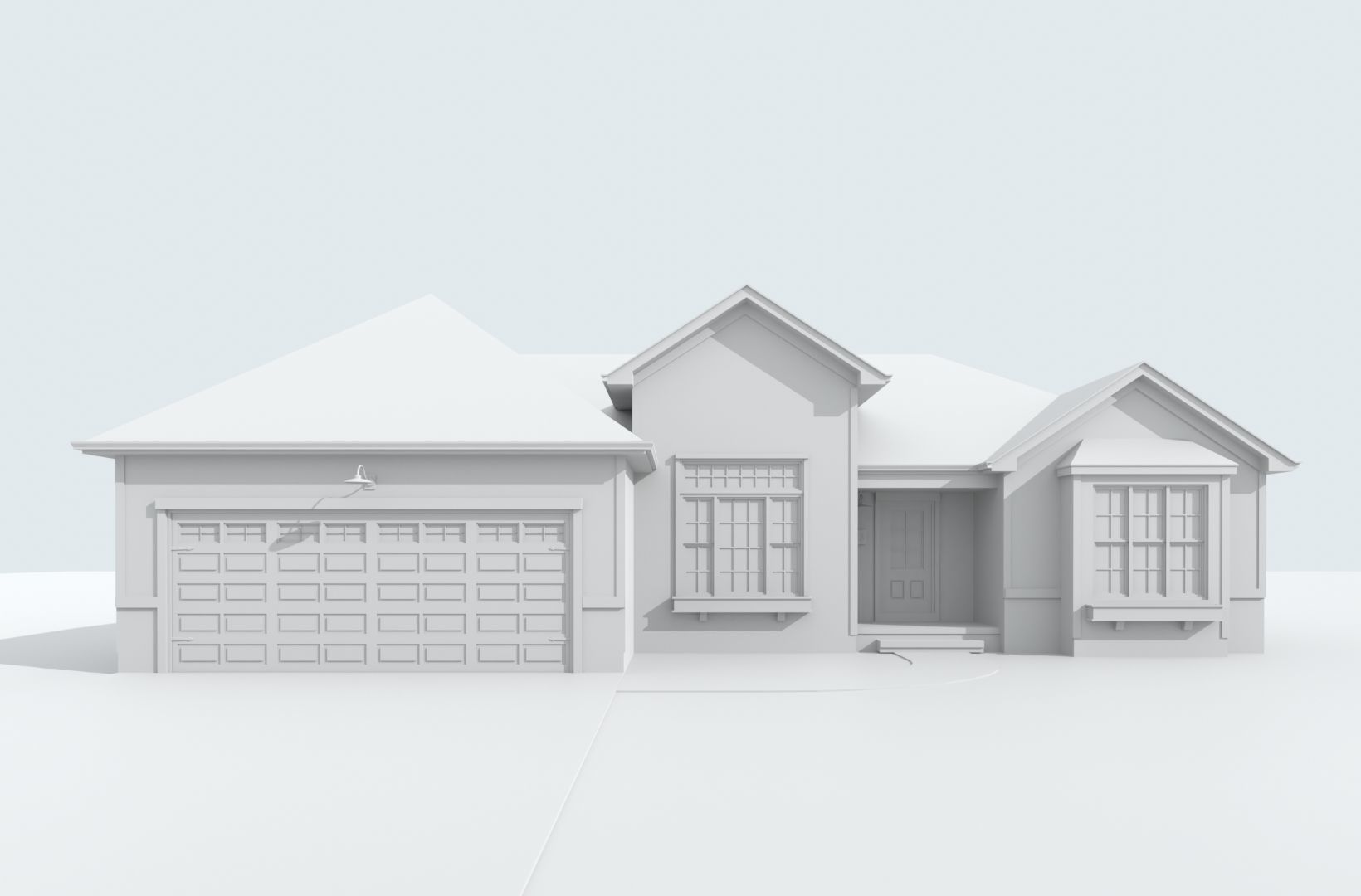 Cape Cod House 34 3D model_12