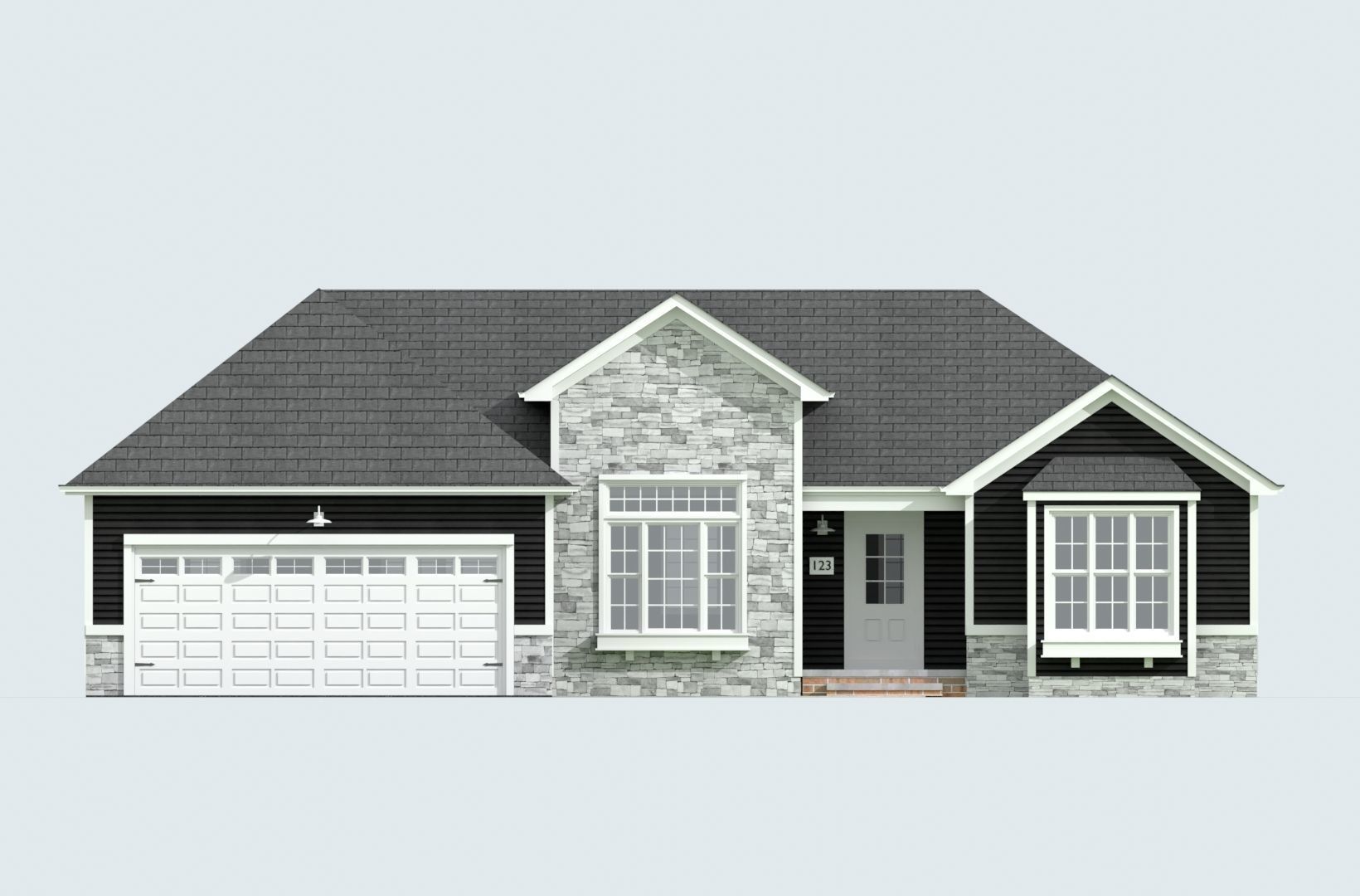 Cape Cod House 34 3D model_5