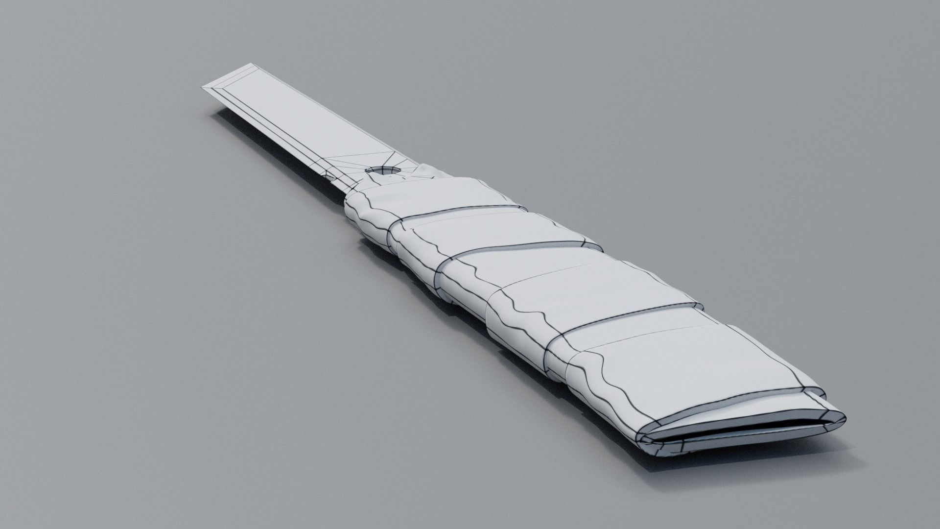 Prison Knife Low-poly 3D model_8