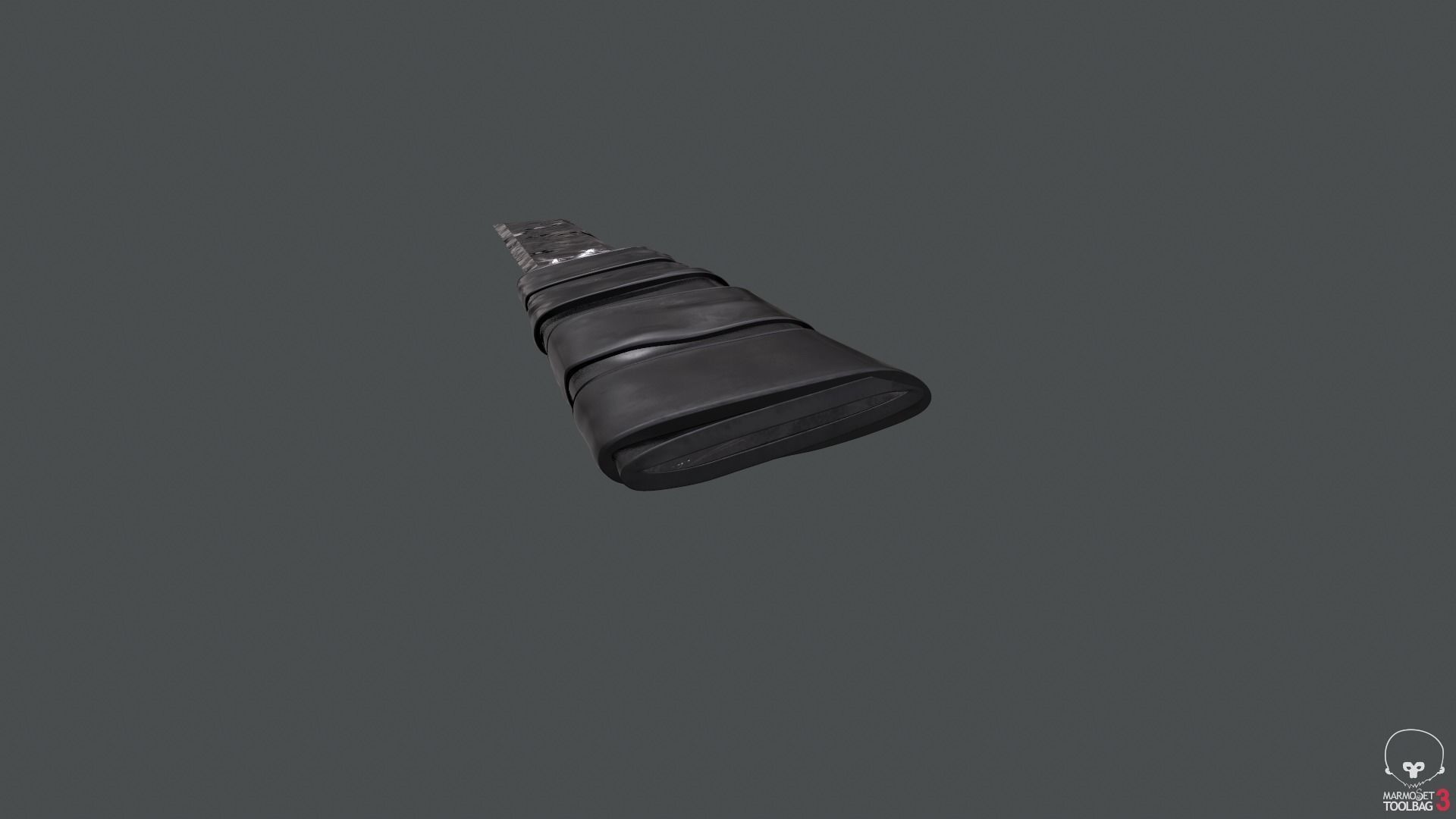 Prison Knife Low-poly 3D model_15