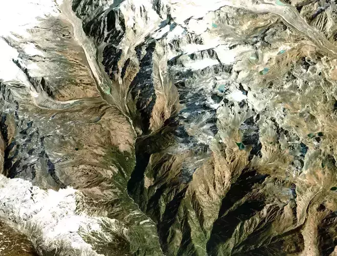 Mountain landscape 3D model