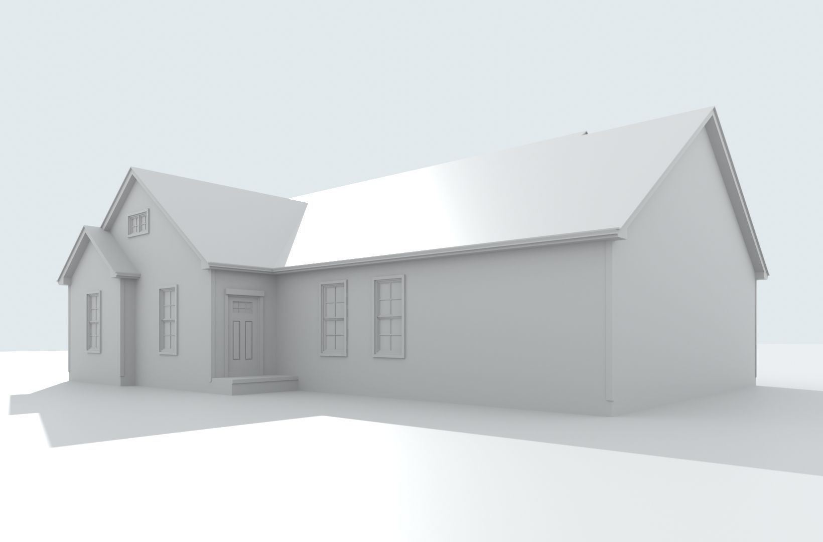 Cape Cod House 36 3D model_5