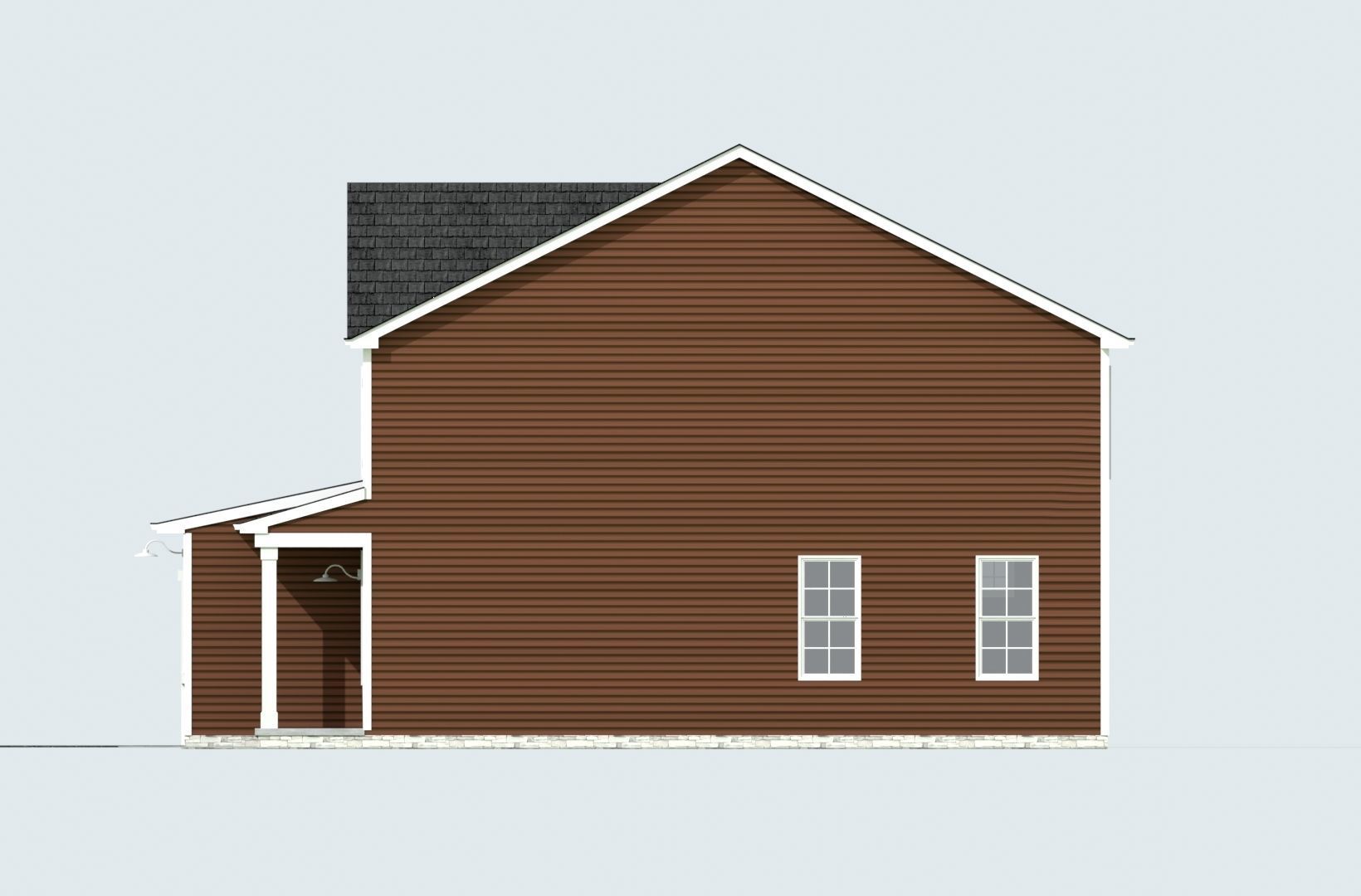 Cape Cod House 38 3D model_2