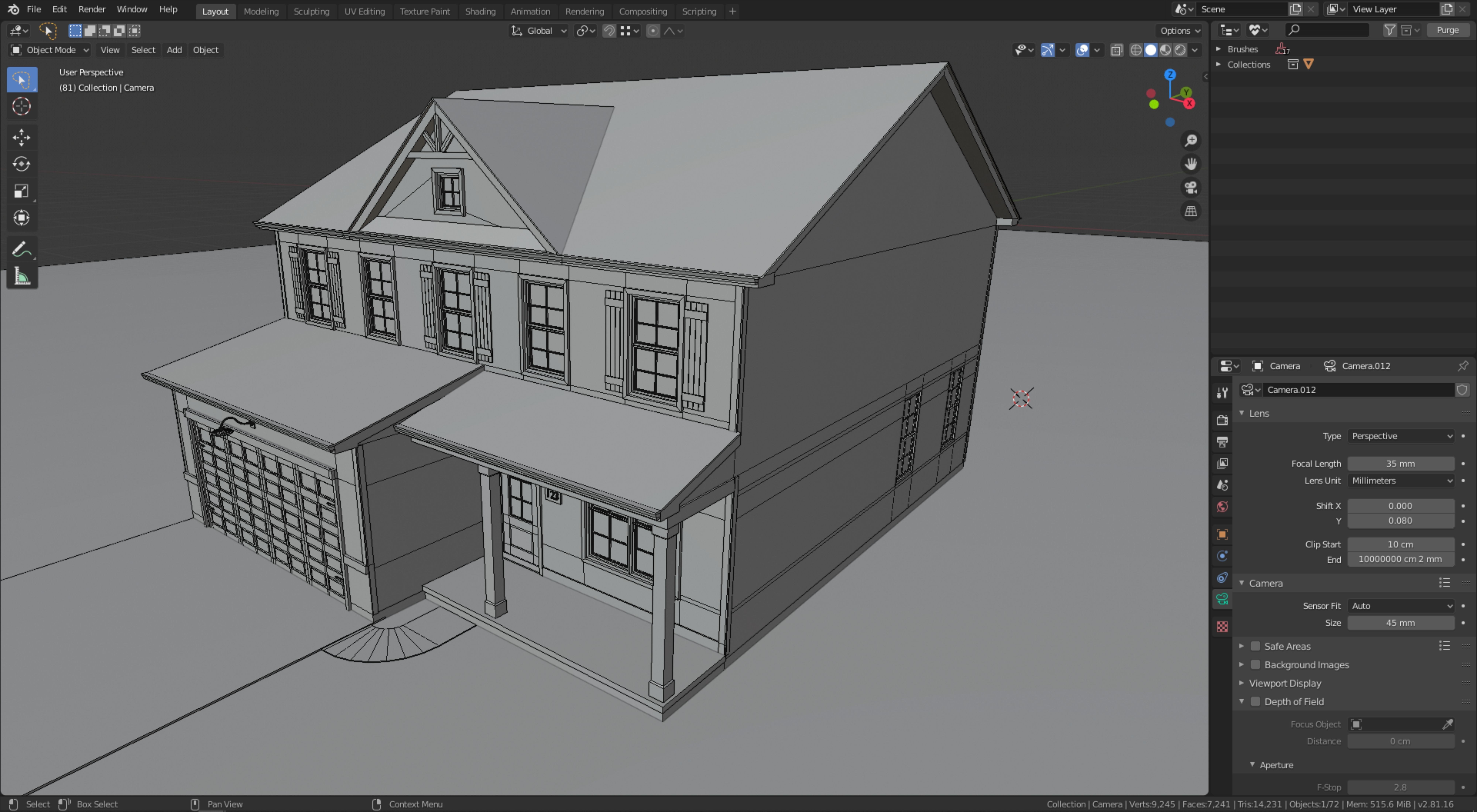 Cape Cod House 38 3D model_11