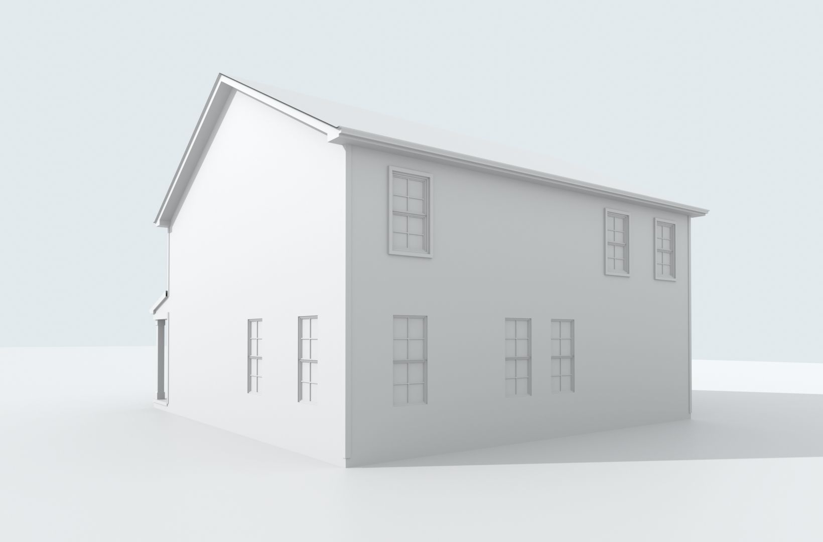 Cape Cod House 38 3D model_9