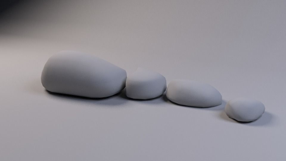 big rocks Free 3D model_4