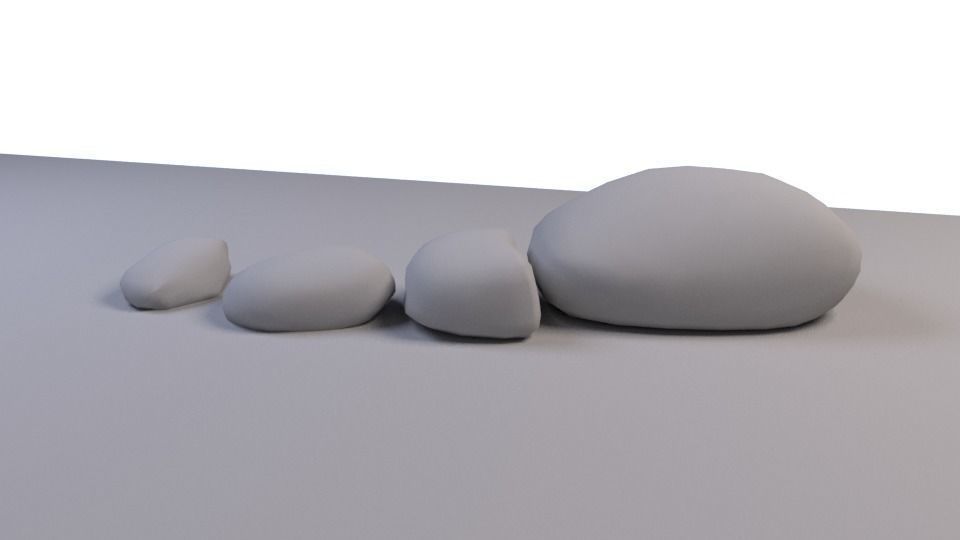 big rocks Free 3D model_5
