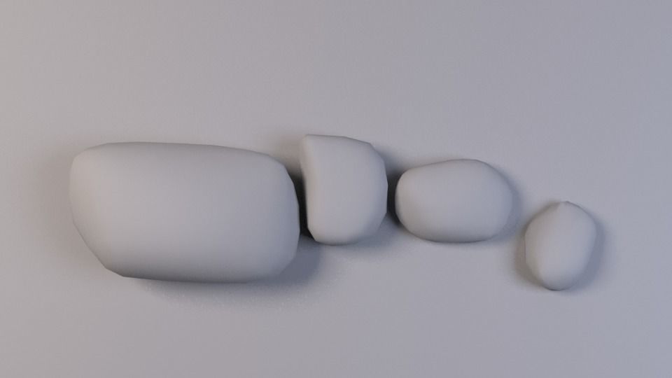 big rocks Free 3D model_3