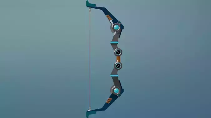 SCI-FI anime bow  Free low-poly 3D model