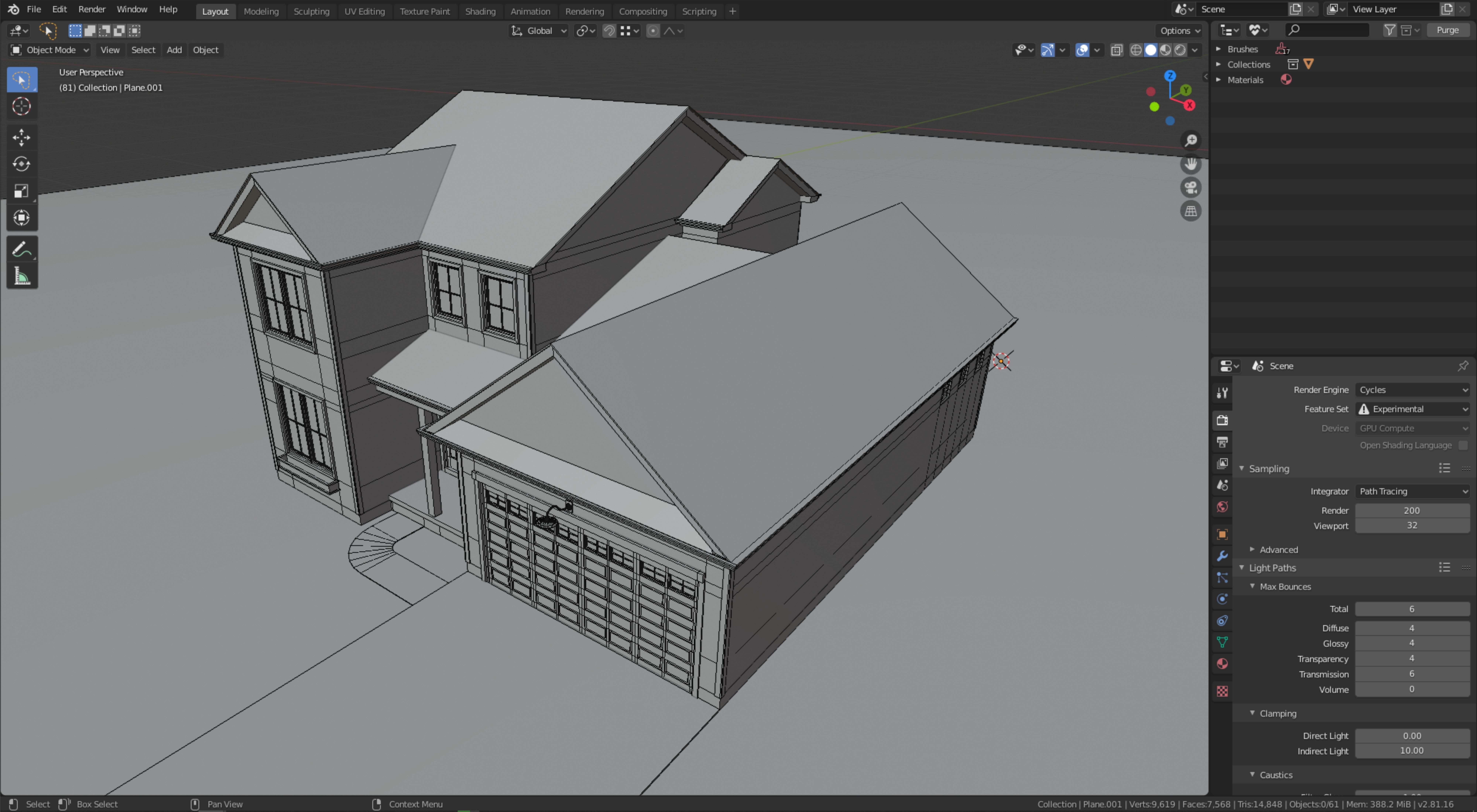 Cape Cod House 39 3D model_9