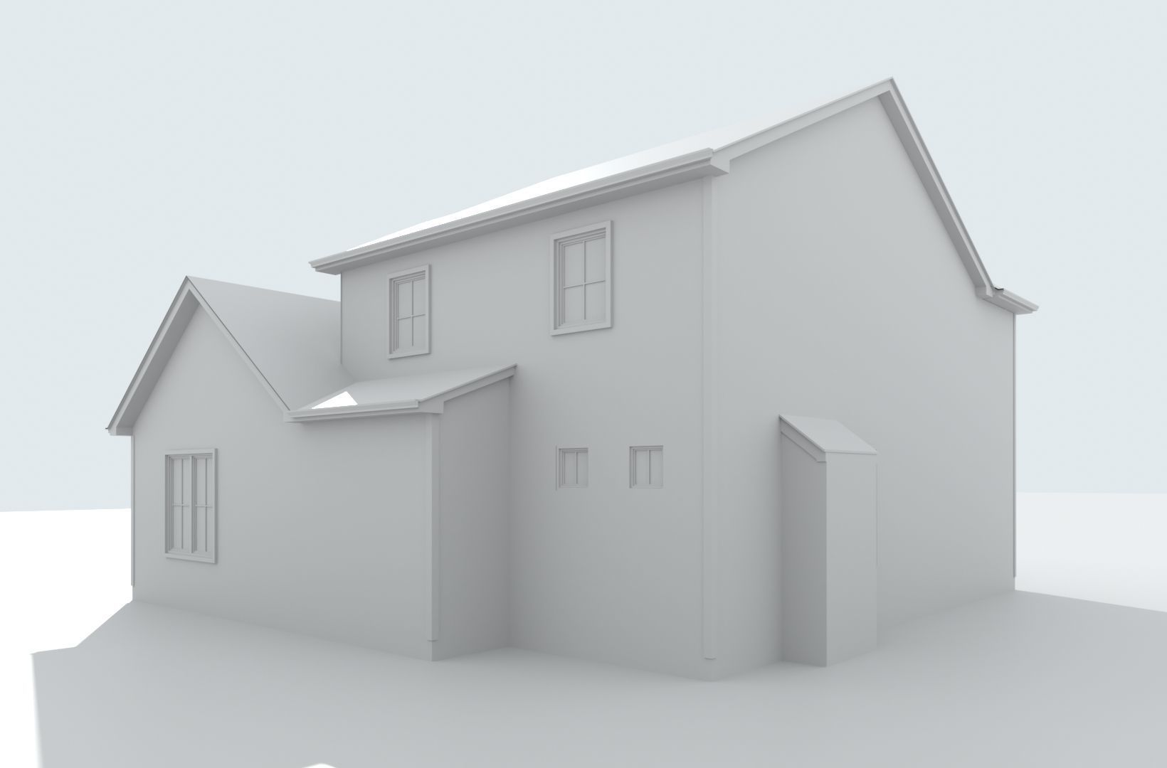 Cape Cod House 39 3D model_11