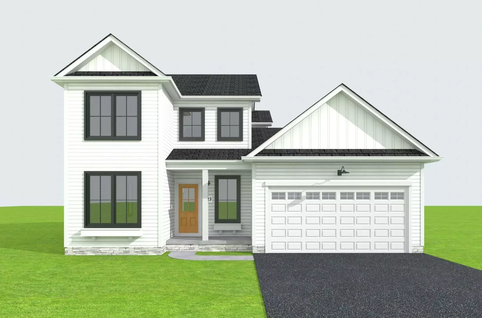 Cape Cod House 39 3D model_0