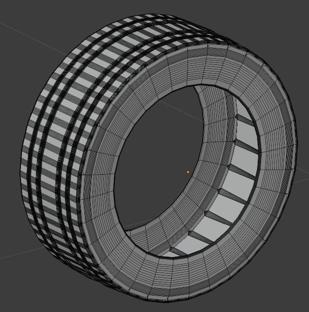 17 inch tire 3D Model Free 3D model_5