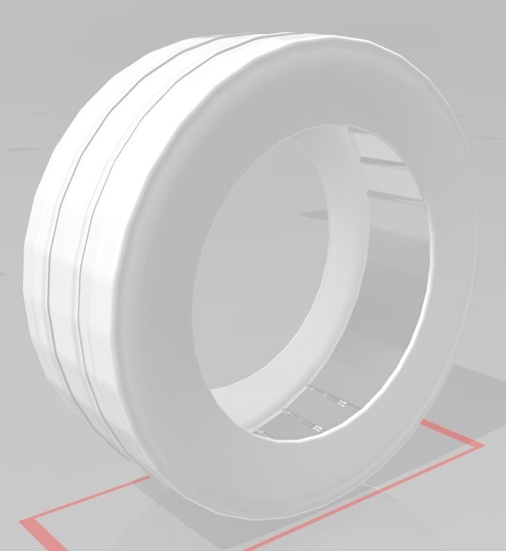 17 inch tire 3D Model Free 3D model_7