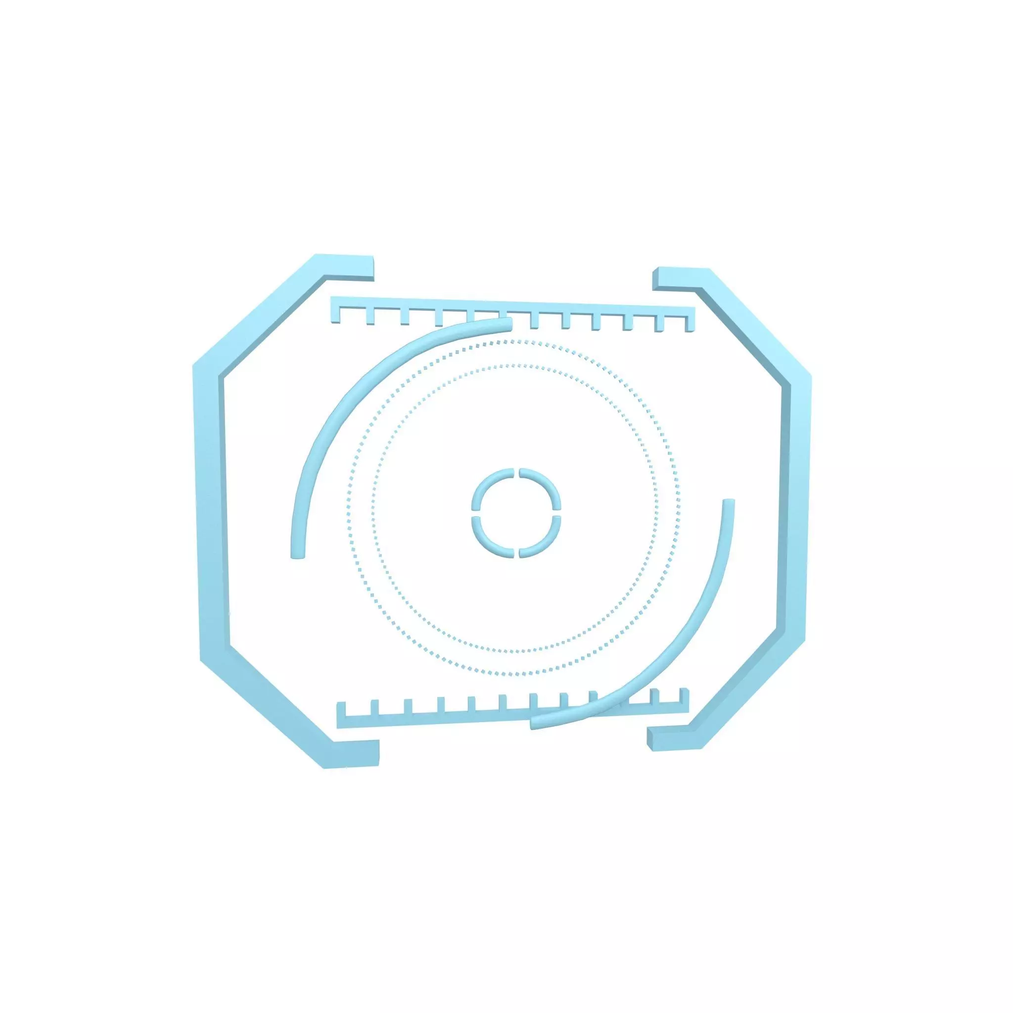 UHD High-tech Graphical Interface v2 001 Low-poly 3D model_0