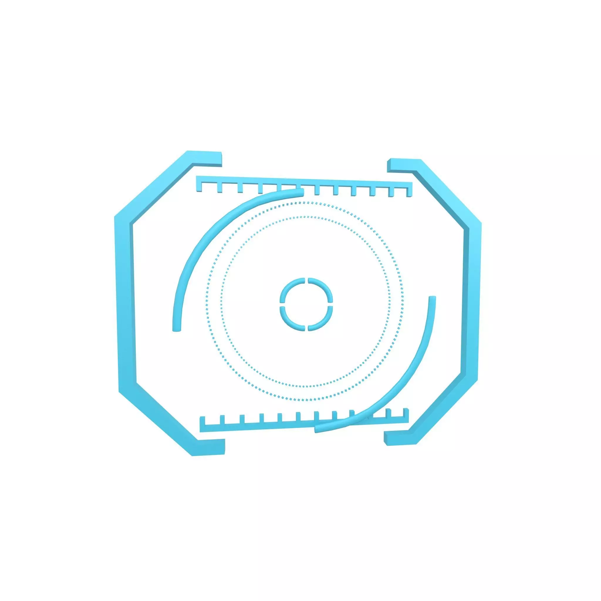 UHD High-tech Graphical Interface v2 002 Low-poly 3D model_0