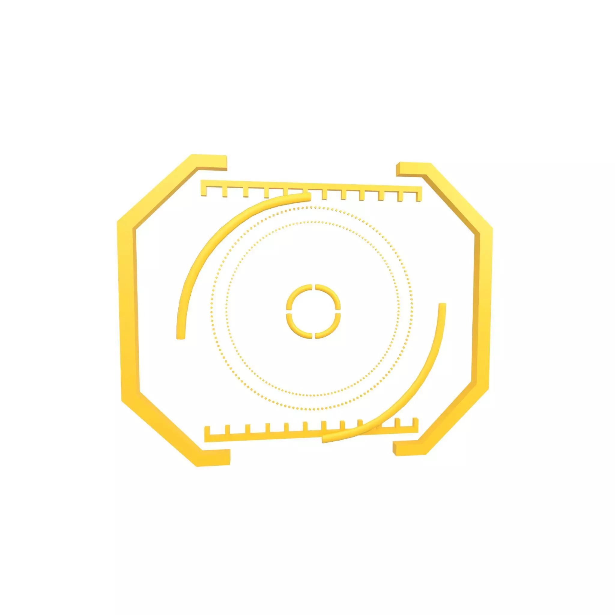 UHD High-tech Graphical Interface v2 004 Low-poly 3D model_0