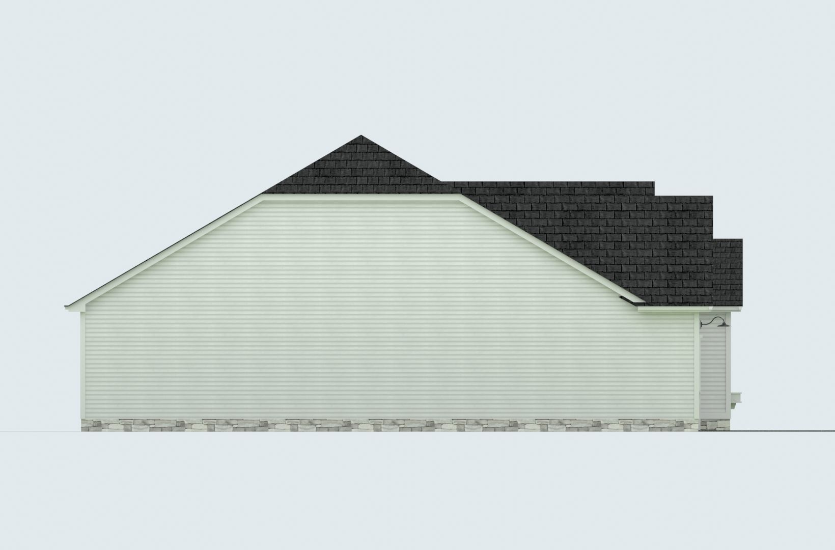 Cape Cod House 40 3D model_3