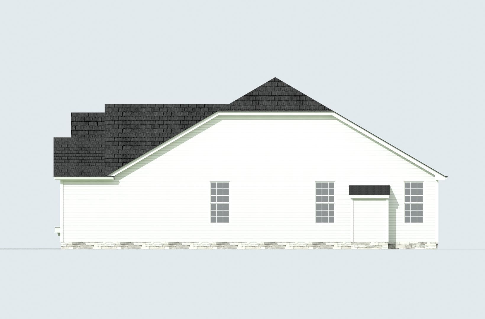 Cape Cod House 40 3D model_4